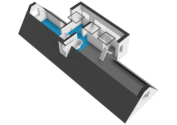 Floorplan - Lauriergracht 118D, 1016 RR Amsterdam